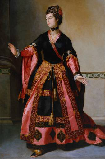 Portrait of Mrs Yates as Mandane in The Orphan of China